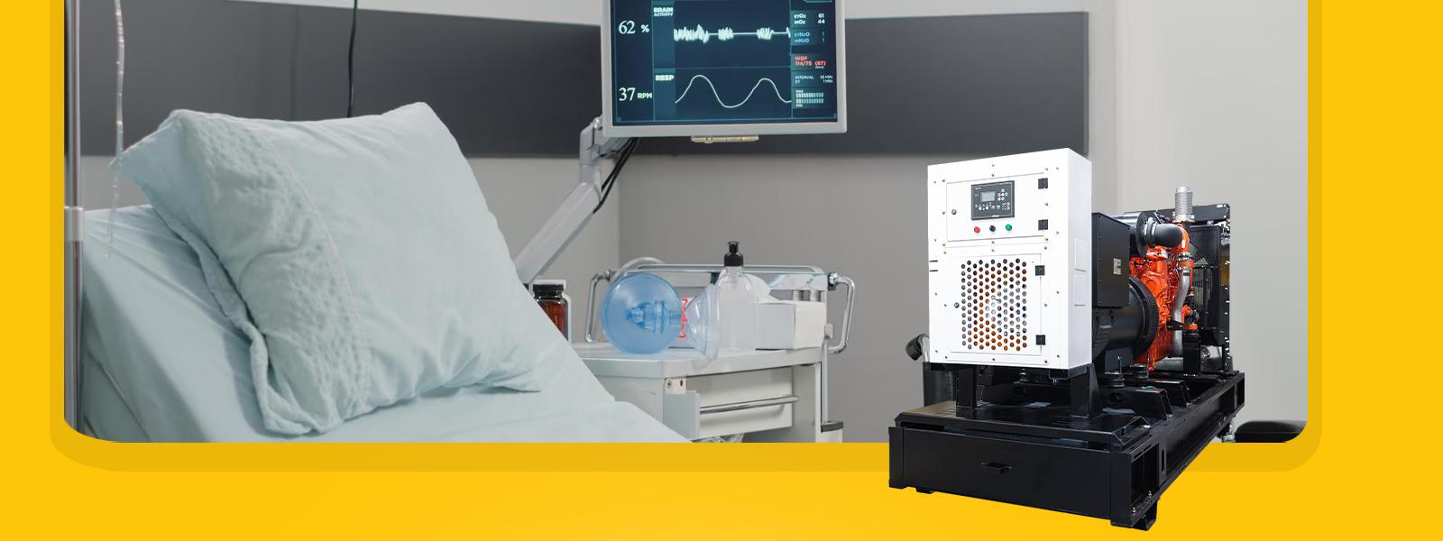 Gerador de energia: garantia de continuidade dos cuidados médicos em emergências